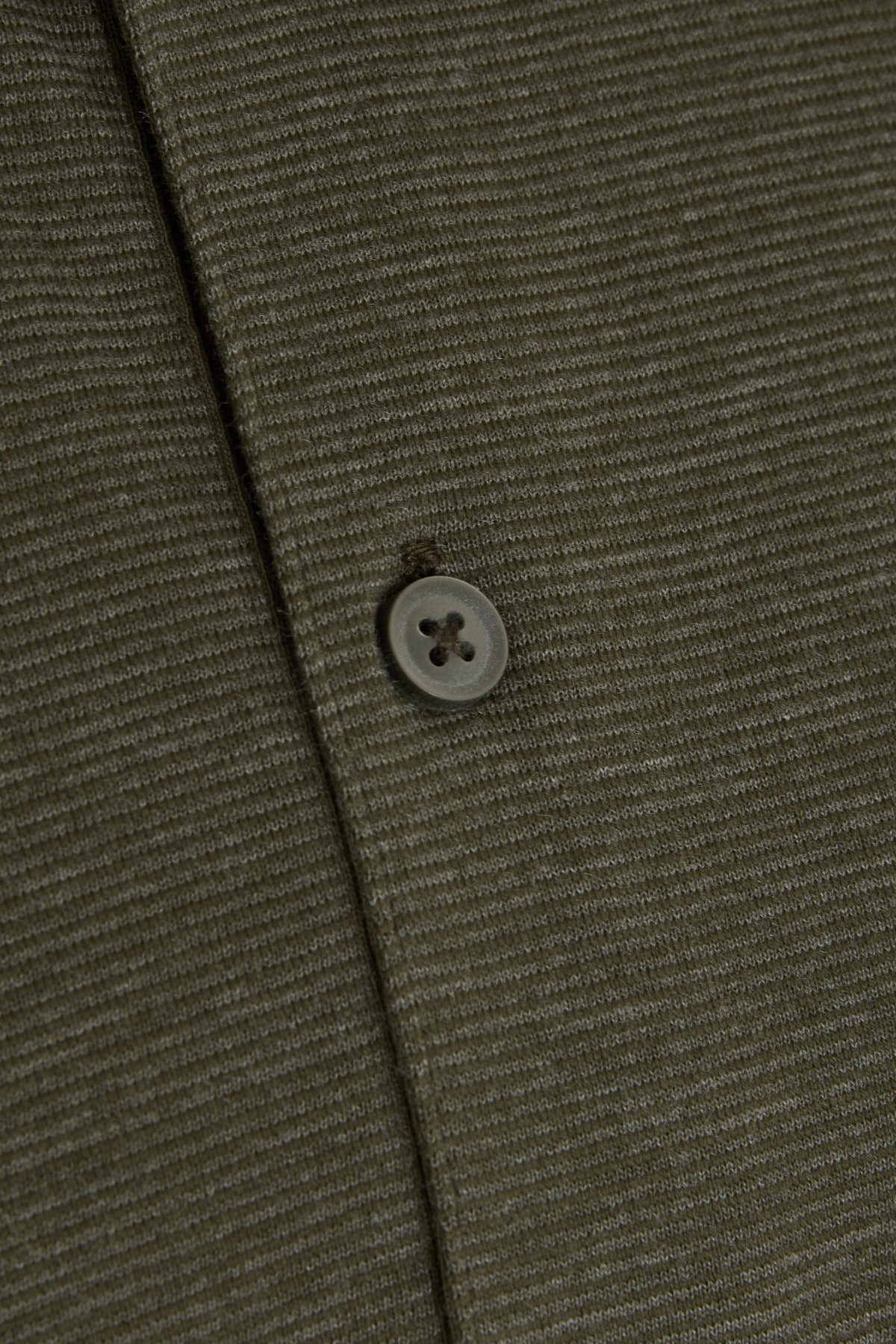 Regular Fit Khaki Cotton Blend Polo T-Shirt