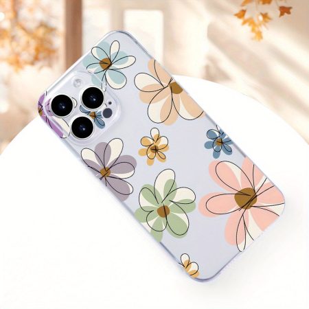 Simple and beautiful flower pattern, trendy hot-selling transparent mobile phone case for men and women with comfortable grip for iPhone 16/16PRO/16PLUS/16PM15/15PLUS/15PRO/15PROMAX/14/14PLUS/14PRO/14PROMAX/13/13mini/13PRO/13PROMAX/12/12mini/11/Plus/Pro/M