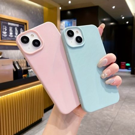 Cute Candy Color, Light Beige-Friendly, Soft And Colorful Ultra-Thin Mobile Phone Case, Suitable for Iphone 16/ 15/ 14/ 13/ 12/ 11 Pro Max/ Plus Mobile Phone